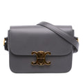 Celine Teen brillant Cuir de veau Triomphe Sac porté croisé