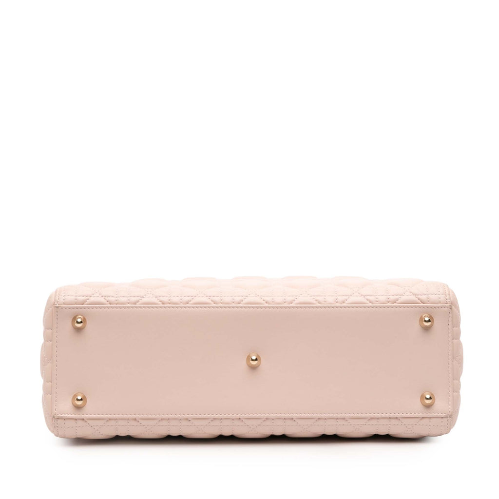 Dior Large Cuir d’agneau Cannage Lady Dior