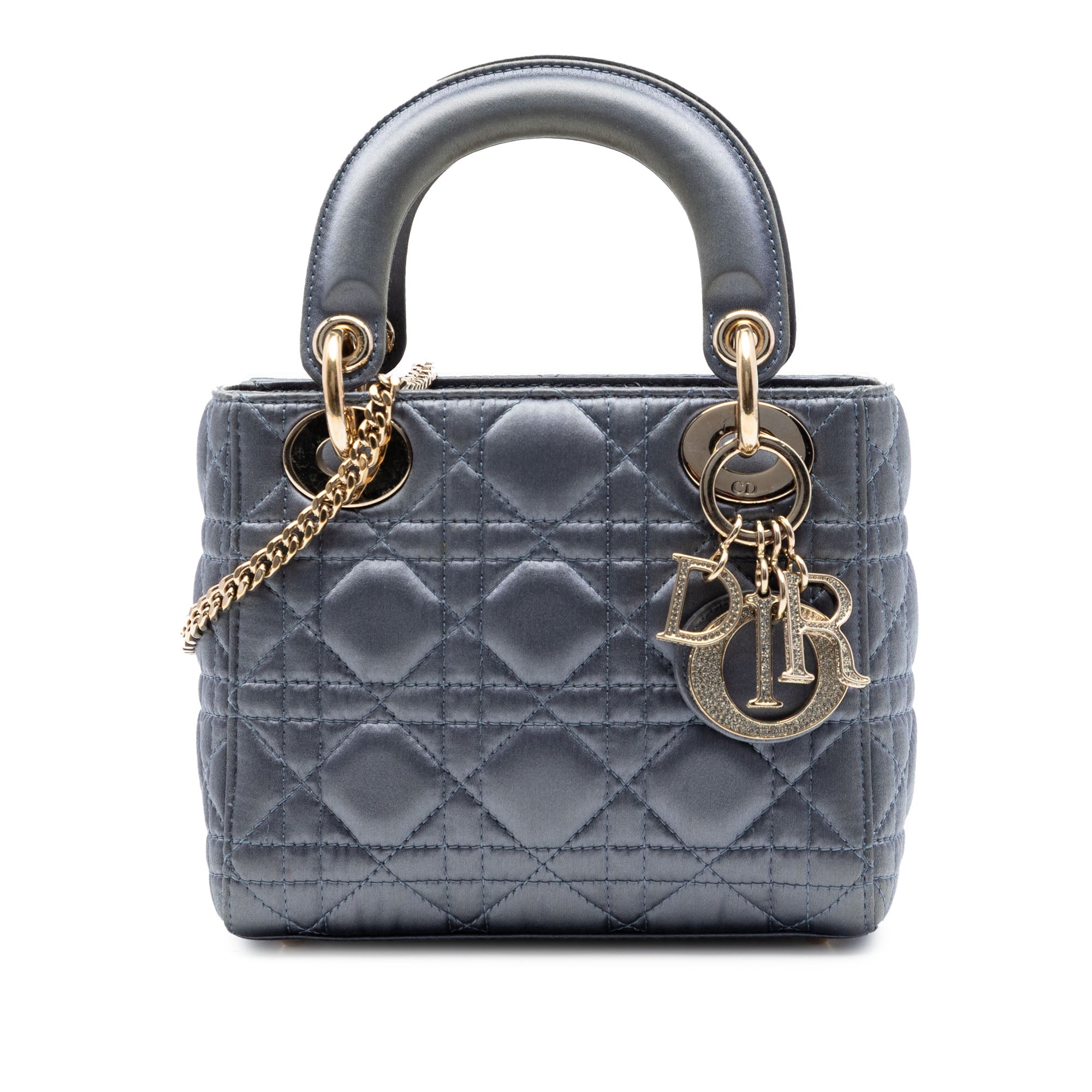 Dior Mini Satin Cannage Swarovski Cristal Lady Dior