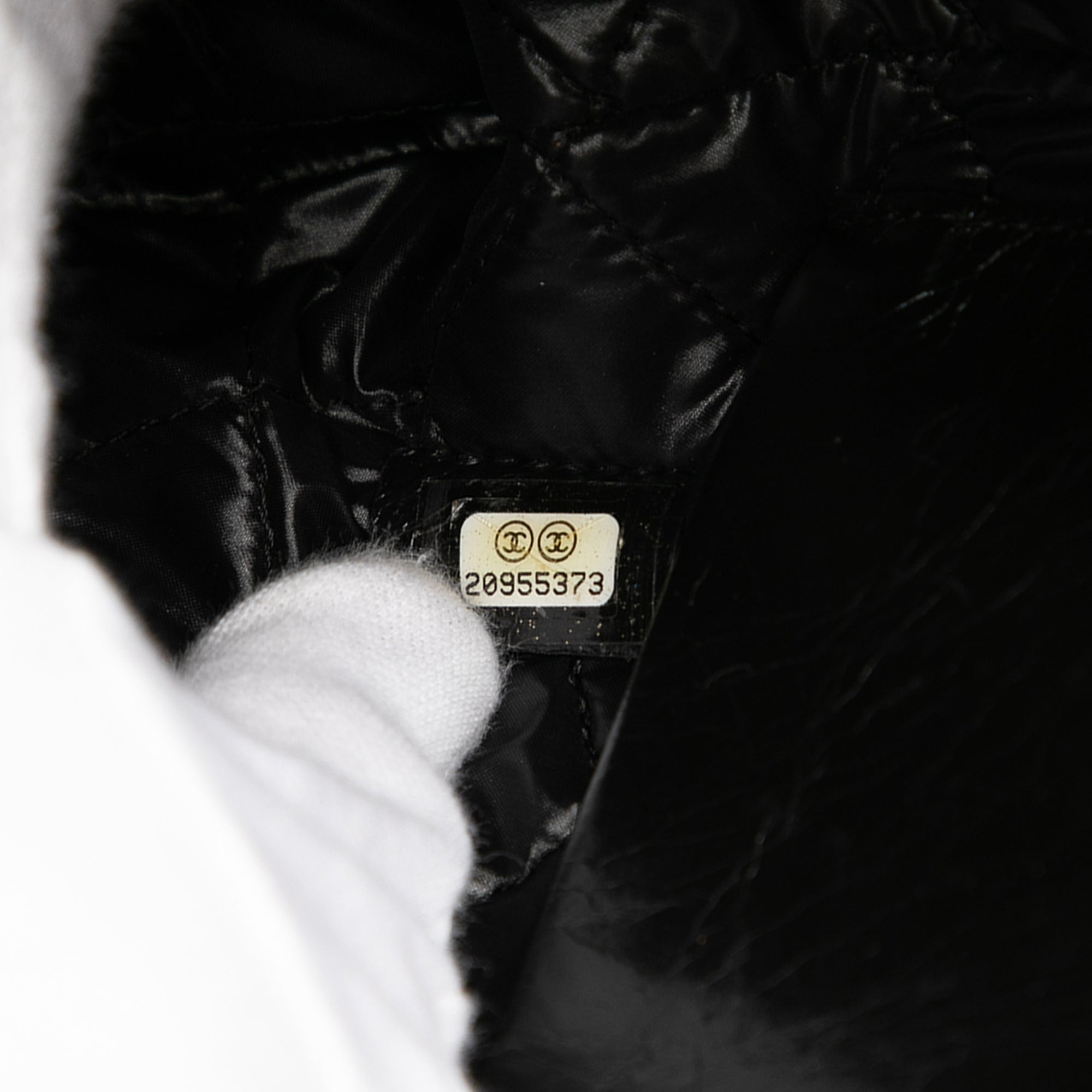 Chanel Distressed Cuir de veau Je Ne Suis Pas En Solde Pochette