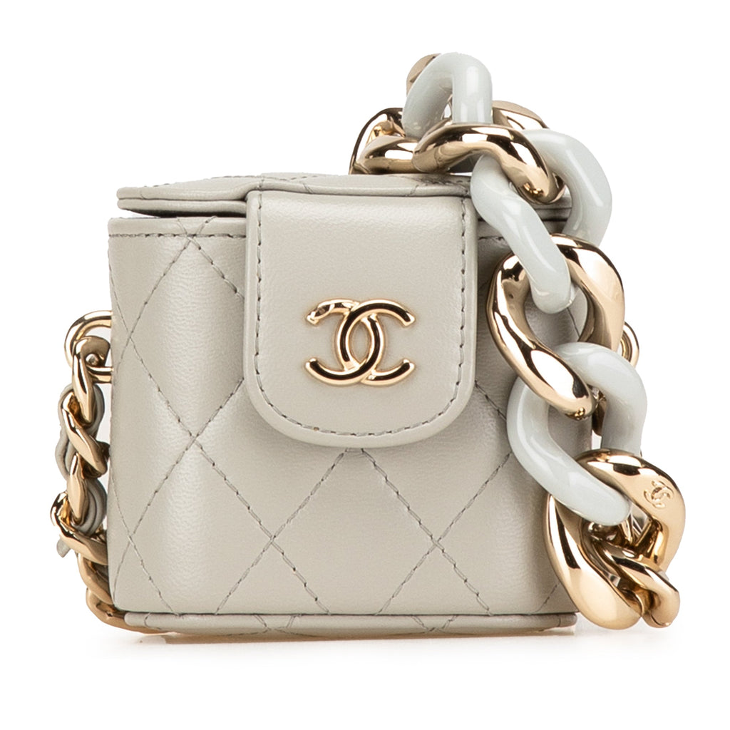 Chanel Mini Cuir d’agneau Elegant Chain Vanity