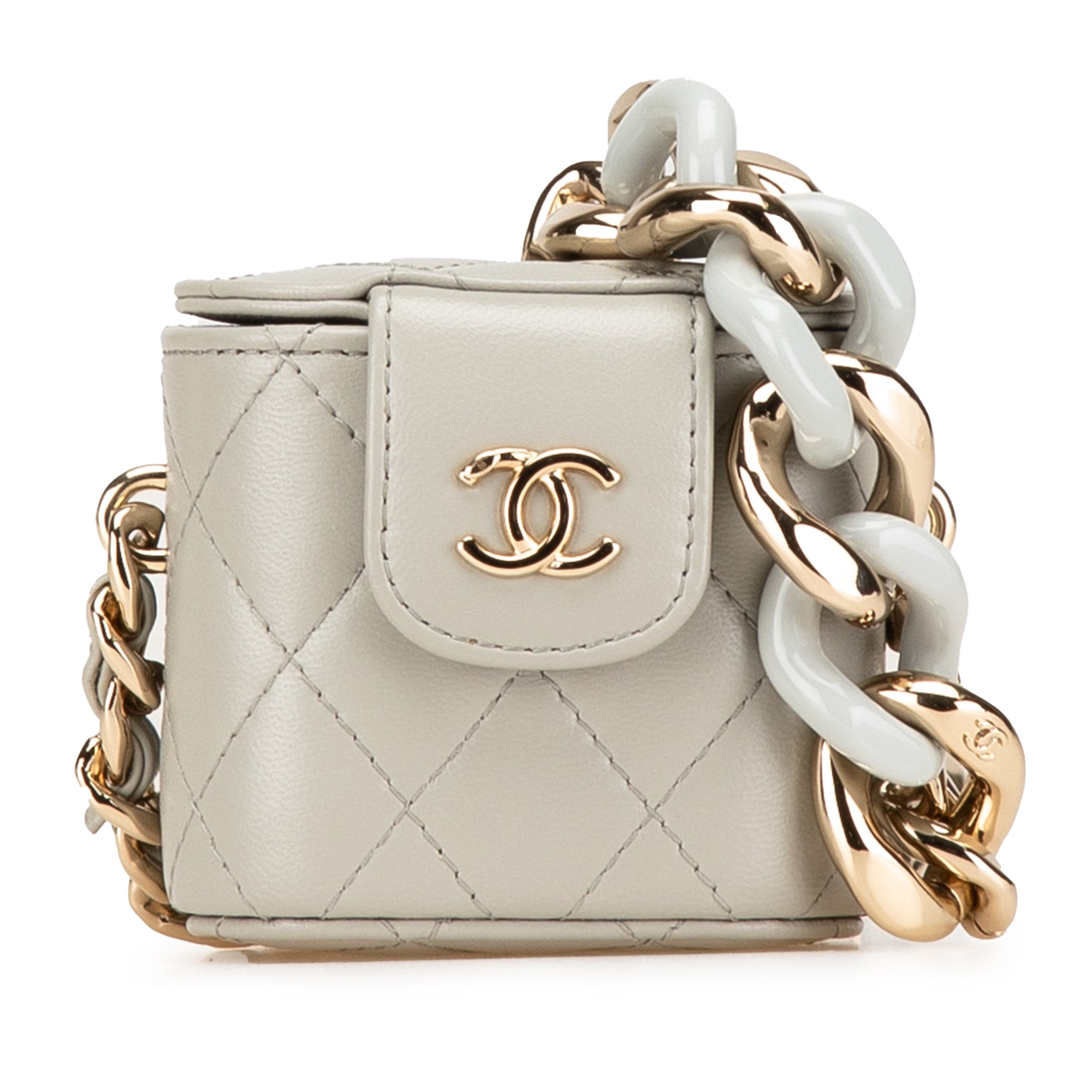 Chanel Mini Cuir d’agneau Elegant Chain Vanity