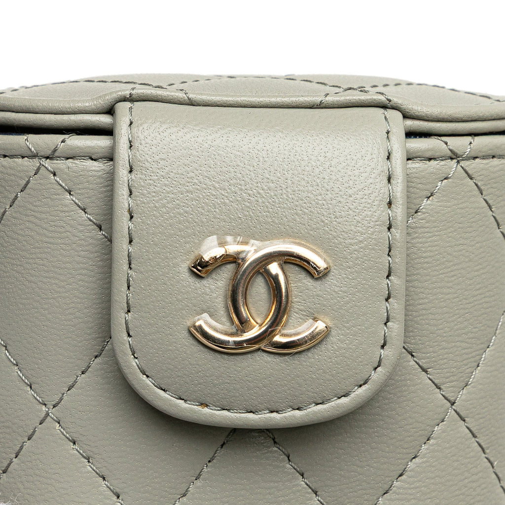Chanel Mini Cuir d’agneau Elegant Chain Vanity