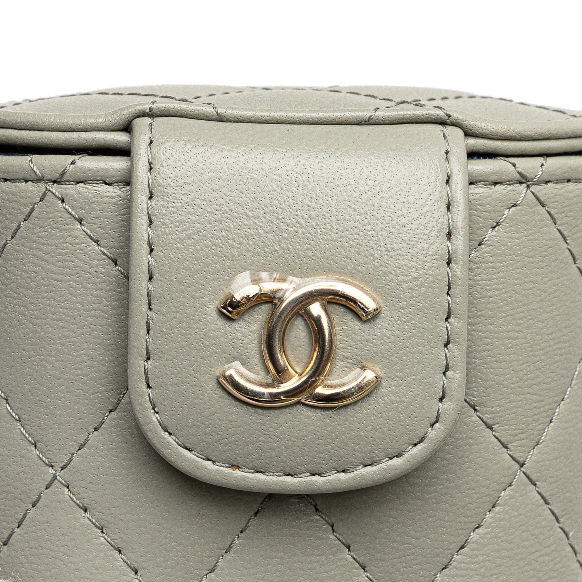 Chanel Mini Cuir d’agneau Elegant Chain Vanity