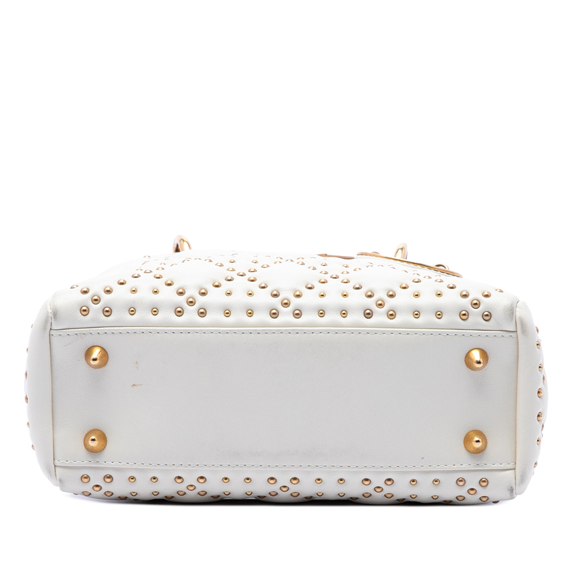 Dior Small Cuir d’agneau Cannage clouté Supple Lady Dior