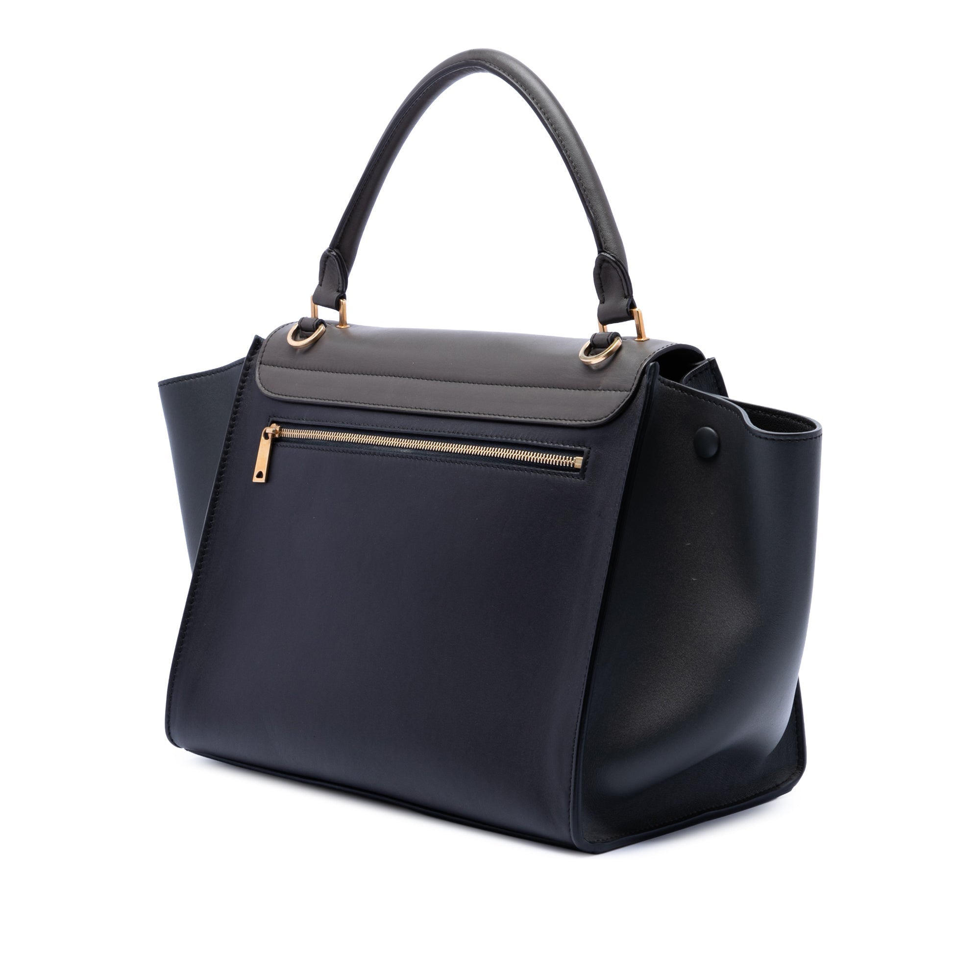 Celine Medium Tricolor Cuir Trapeze Sac