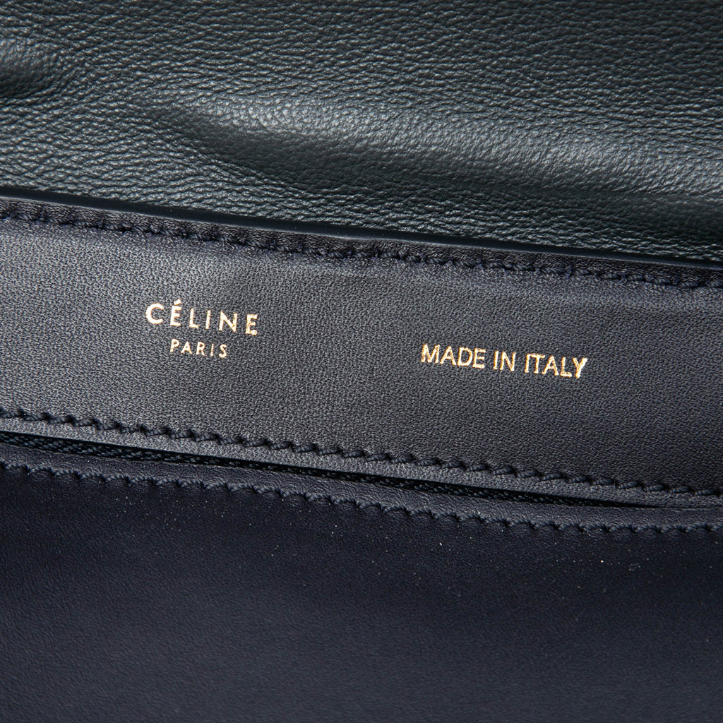 Celine Medium Tricolor Cuir Trapeze Sac