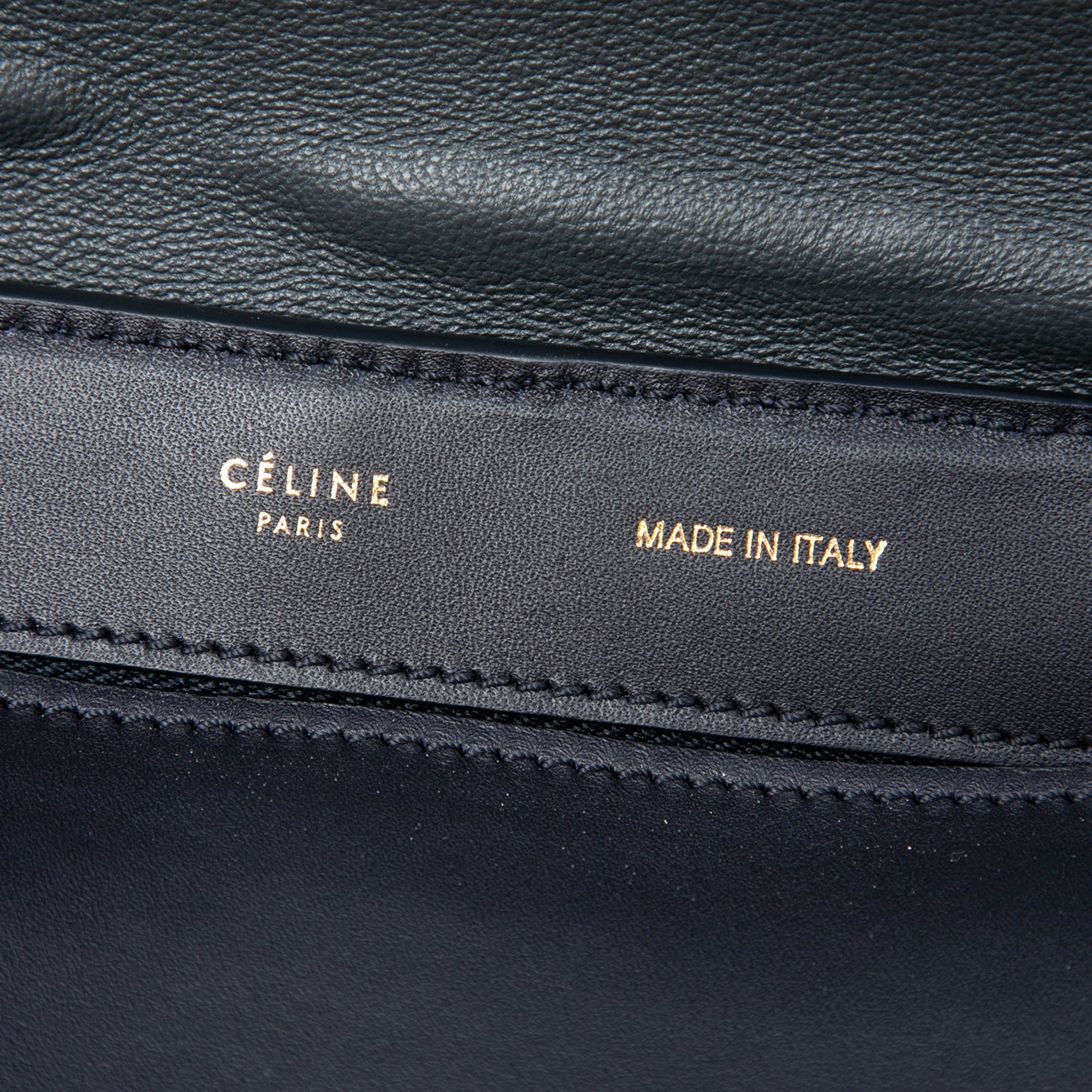 Celine Medium Tricolor Cuir Trapeze Sac