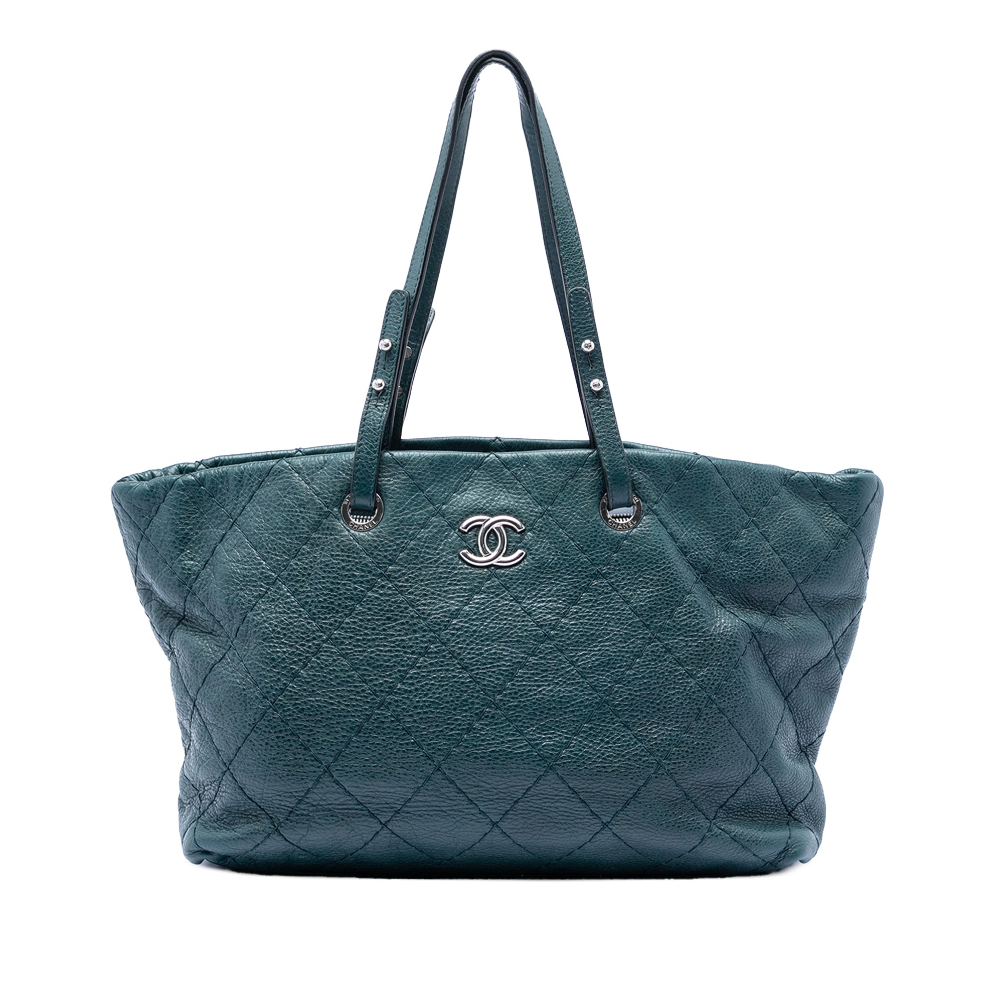 Chanel Large Glazed Cuir de veau On The Road Cabas