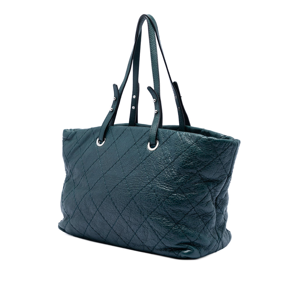 Chanel Large Glazed Cuir de veau On The Road Cabas
