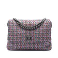 Chanel CC Multicolor Tweed à rabat
