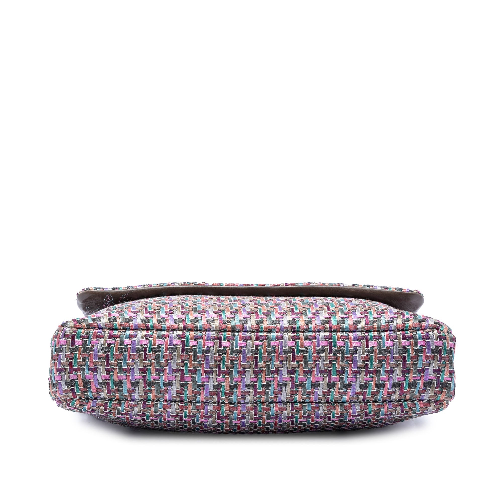 Chanel CC Multicolor Tweed à rabat