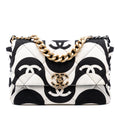 Chanel Large Printed Soie 19 à rabat