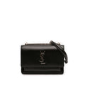 Saint Laurent Mini Cuir Monogram Sunset Wallet on Chain