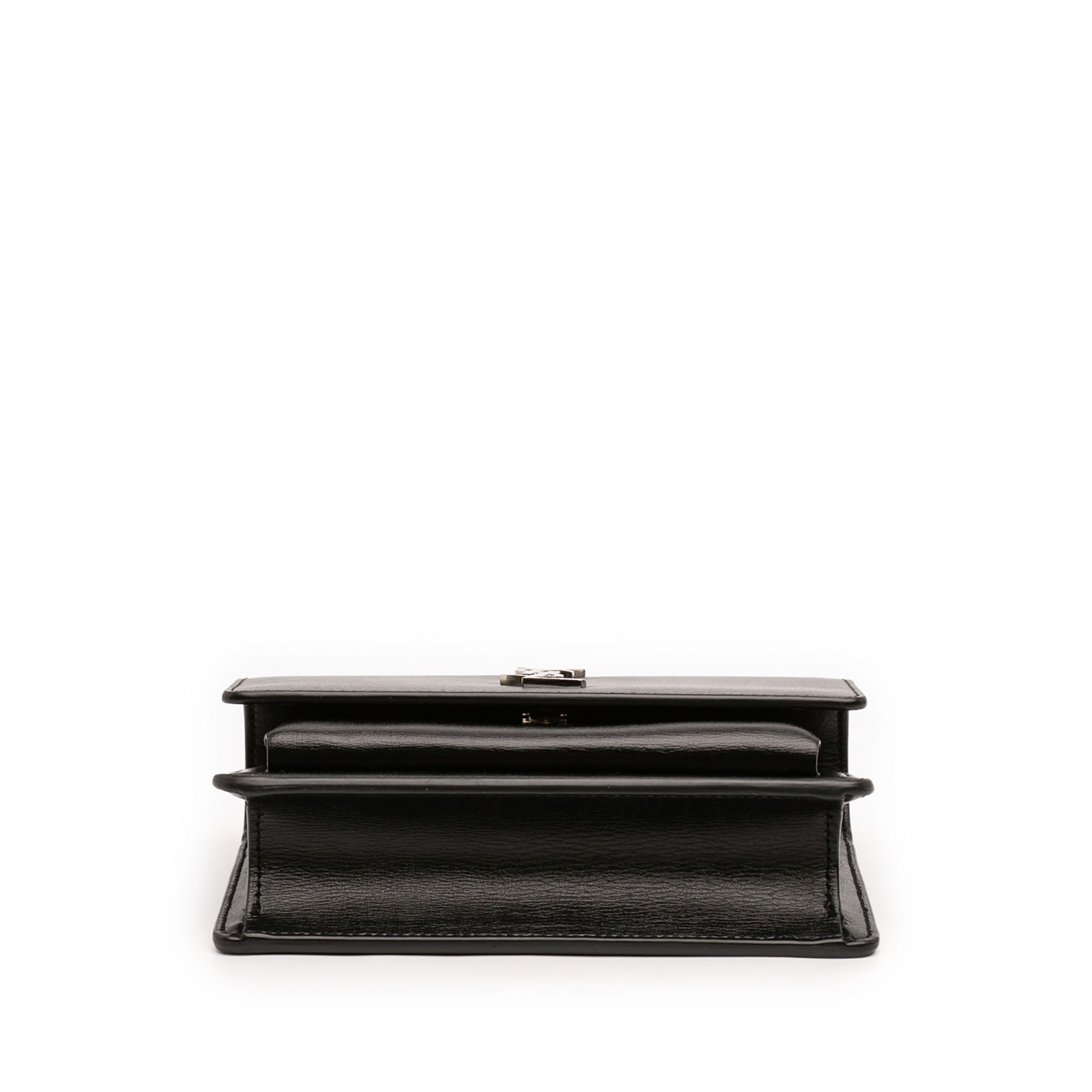 Saint Laurent Mini Cuir Monogram Sunset Wallet on Chain