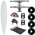 Moose Longboard Complete 9" x 47.75" Pintail White