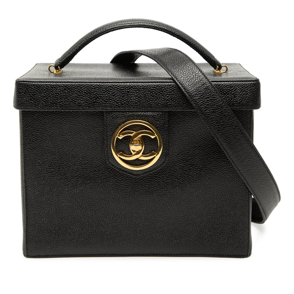 Chanel CC Caviar Vanity Boîte Étui