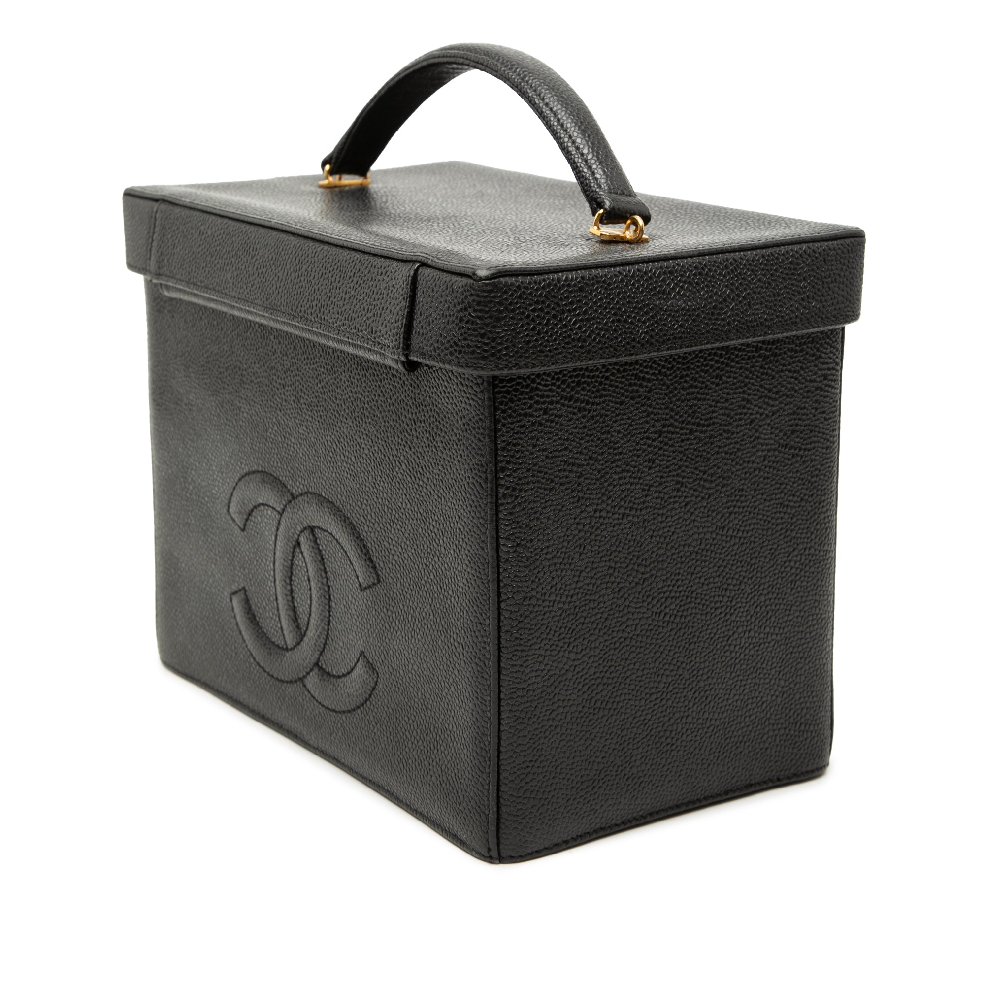 Chanel CC Caviar Vanity Boîte Étui