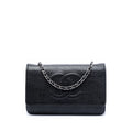 Chanel CC Caviar Wallet on Chain