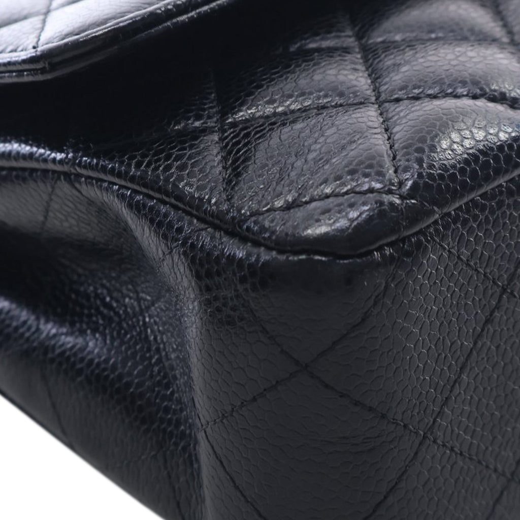 Chanel Medium Classic Caviar Double rabat