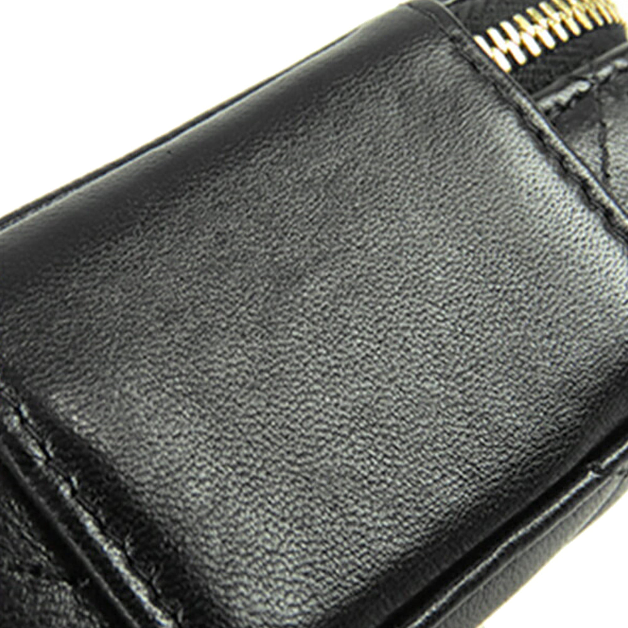 Chanel Extra Mini CC Matelassé Golden Plate Vanity Sac porté croisé