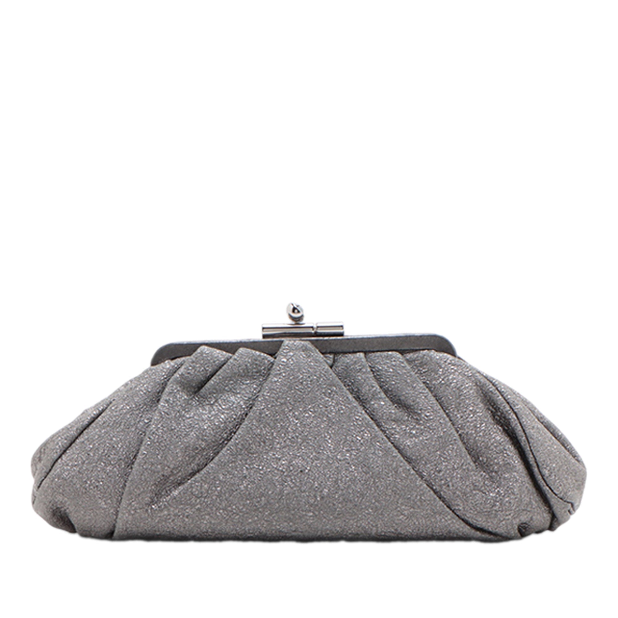 Chanel Cuir Kiss Lock Pochette