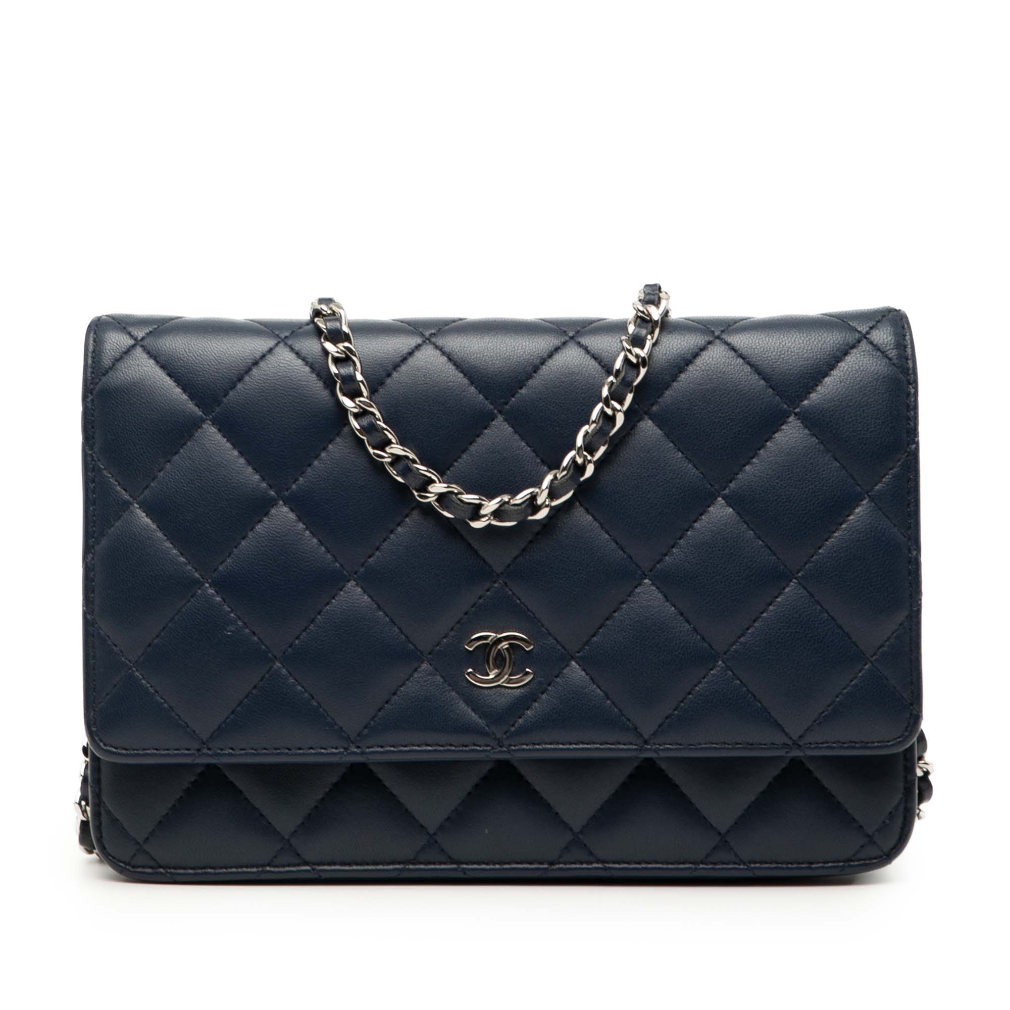 Chanel CC Matelassé Cuir d’agneau Wallet on Chain