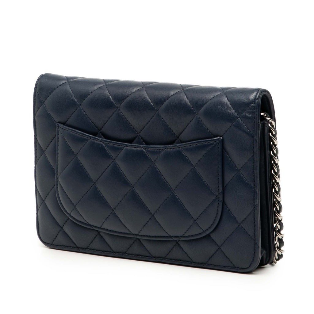 Chanel CC Matelassé Cuir d’agneau Wallet on Chain
