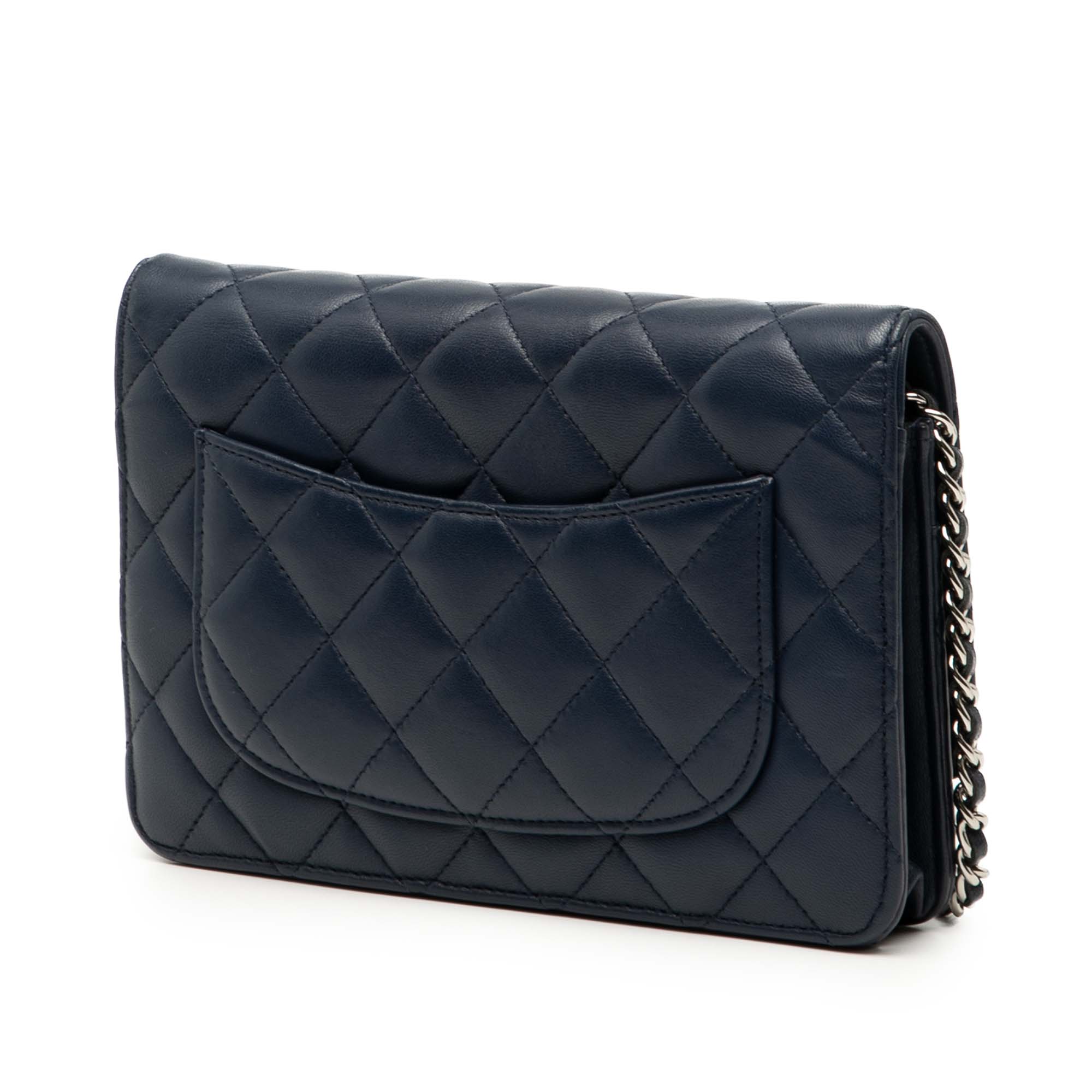 Chanel CC Matelassé Cuir d’agneau Wallet on Chain