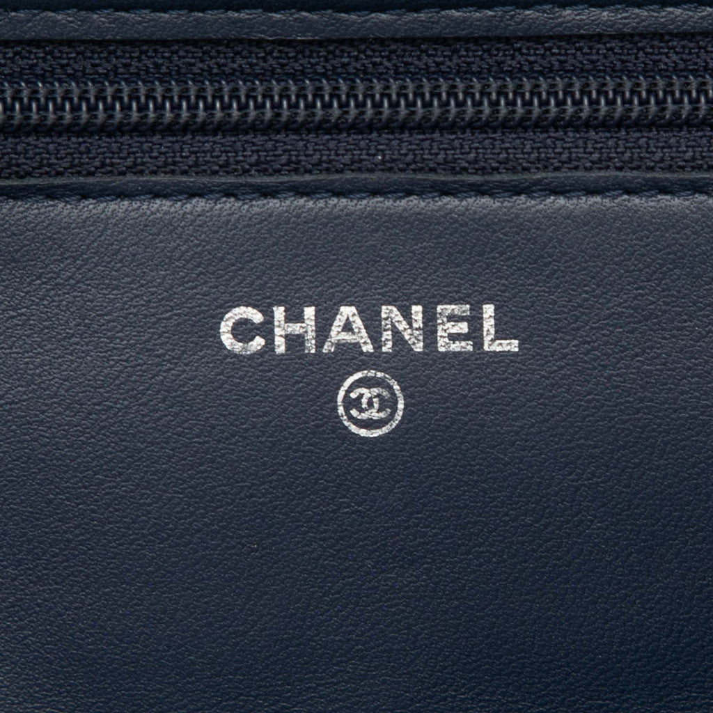 Chanel CC Matelassé Cuir d’agneau Wallet on Chain