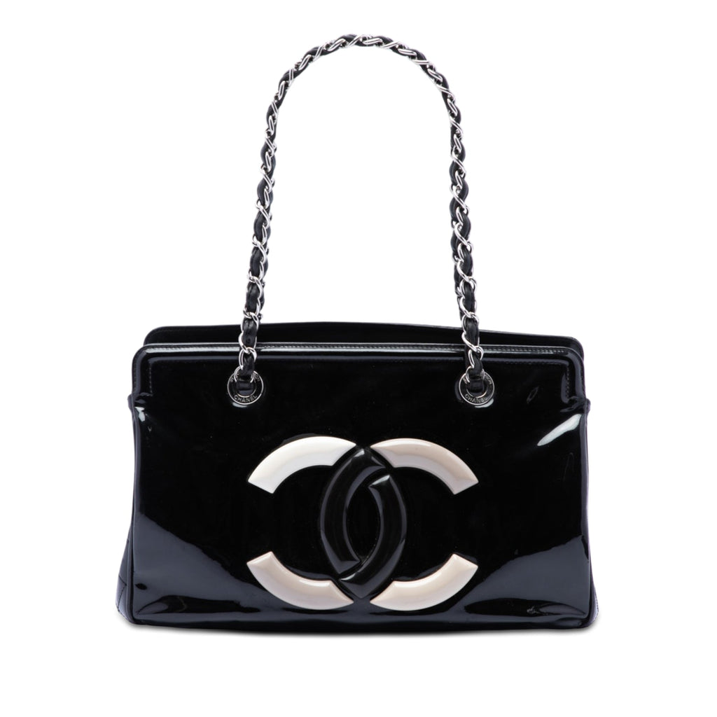 Chanel Small Cuir verni Lipstick Cabas