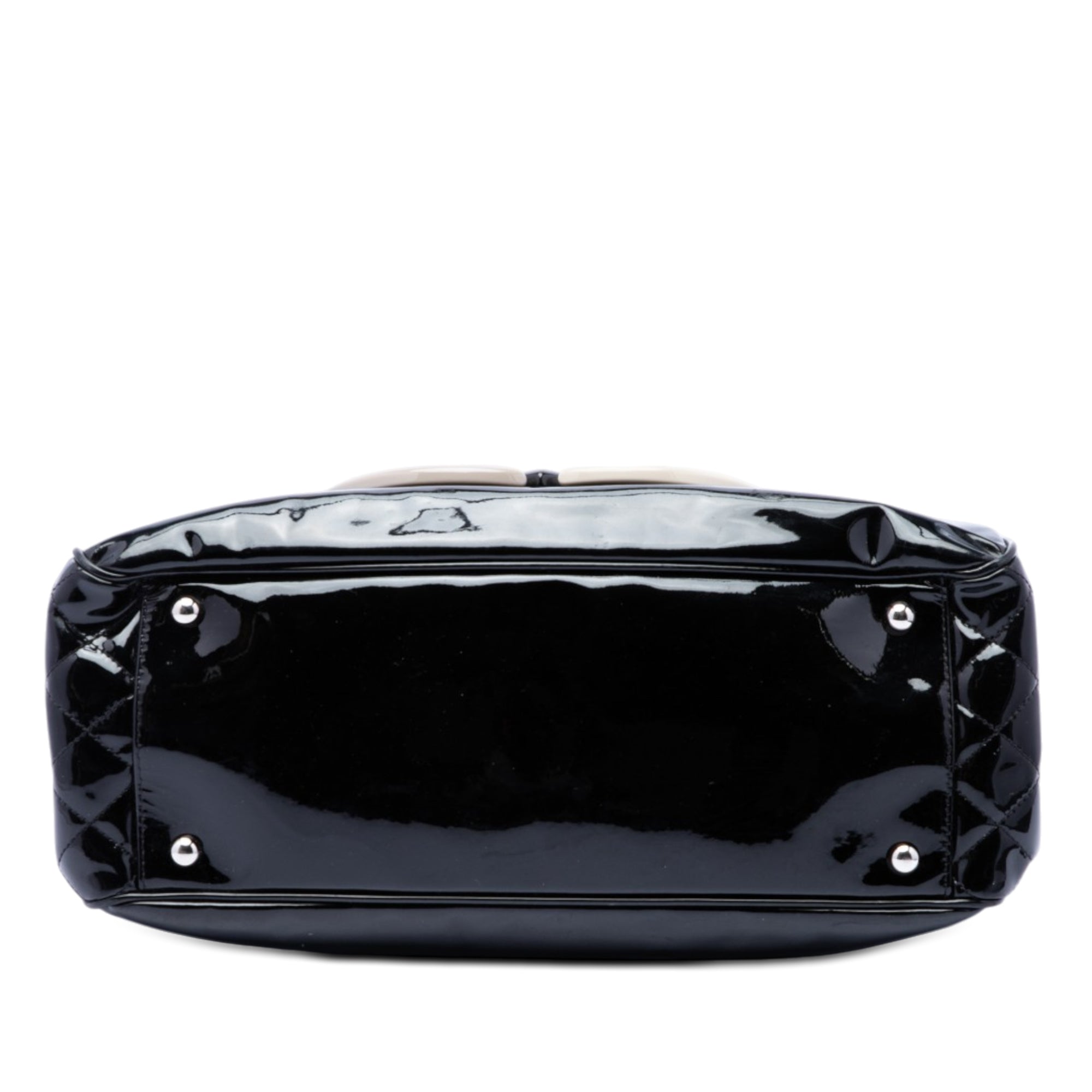 Chanel Small Cuir verni Lipstick Cabas