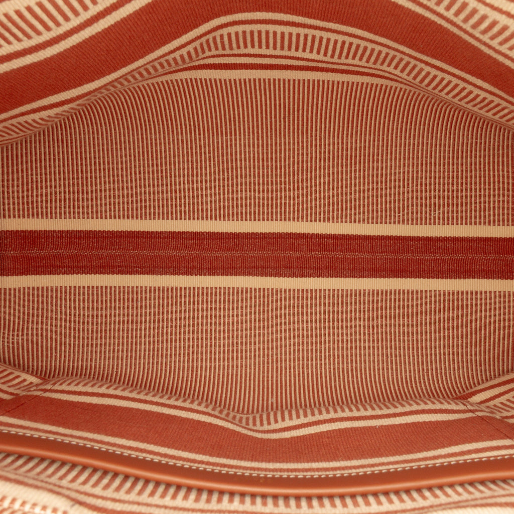 Celine Large Striped Toile Cabas Thais Cabas