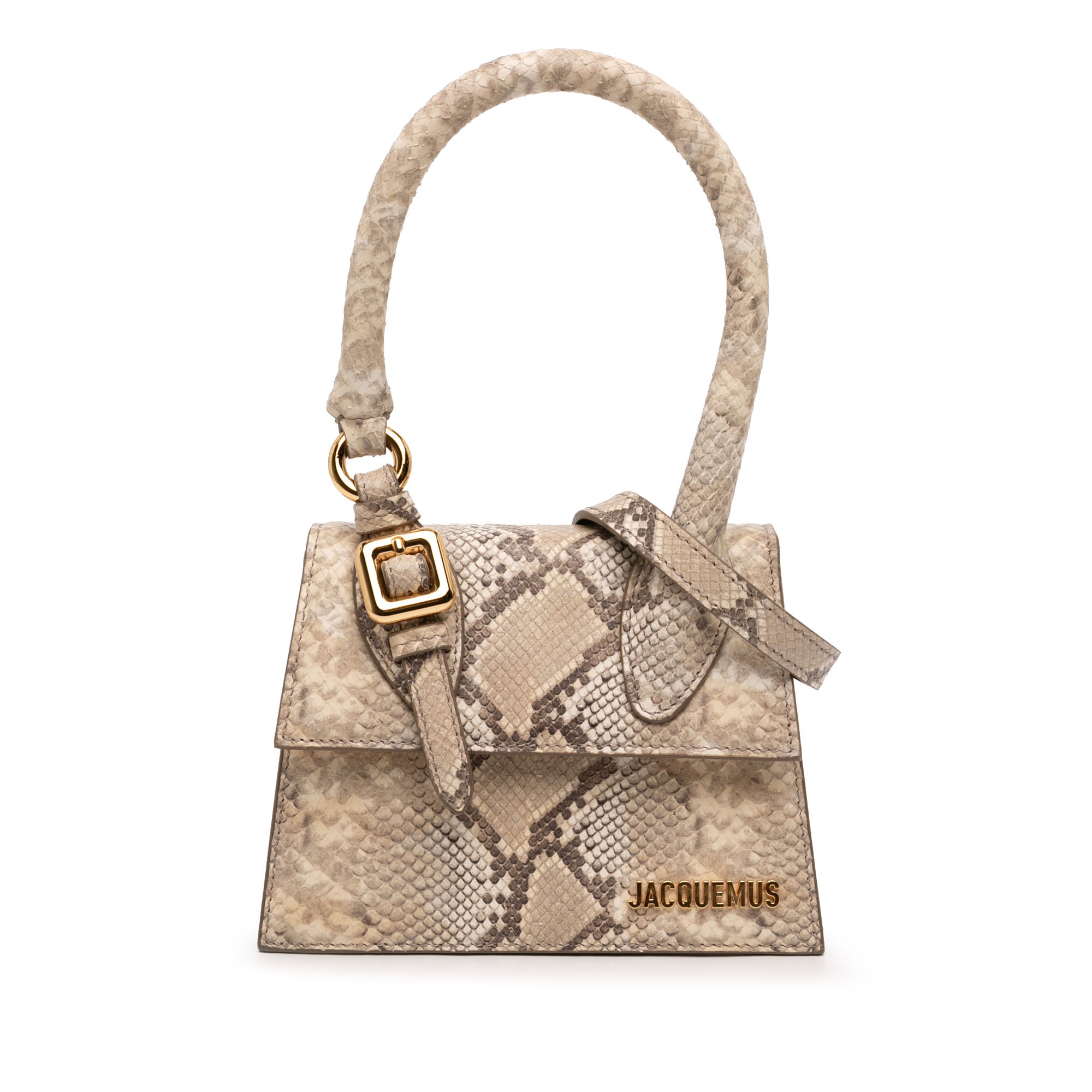 Jacquemus Snake embossé Cuir Le Chiquito Moyen Sac