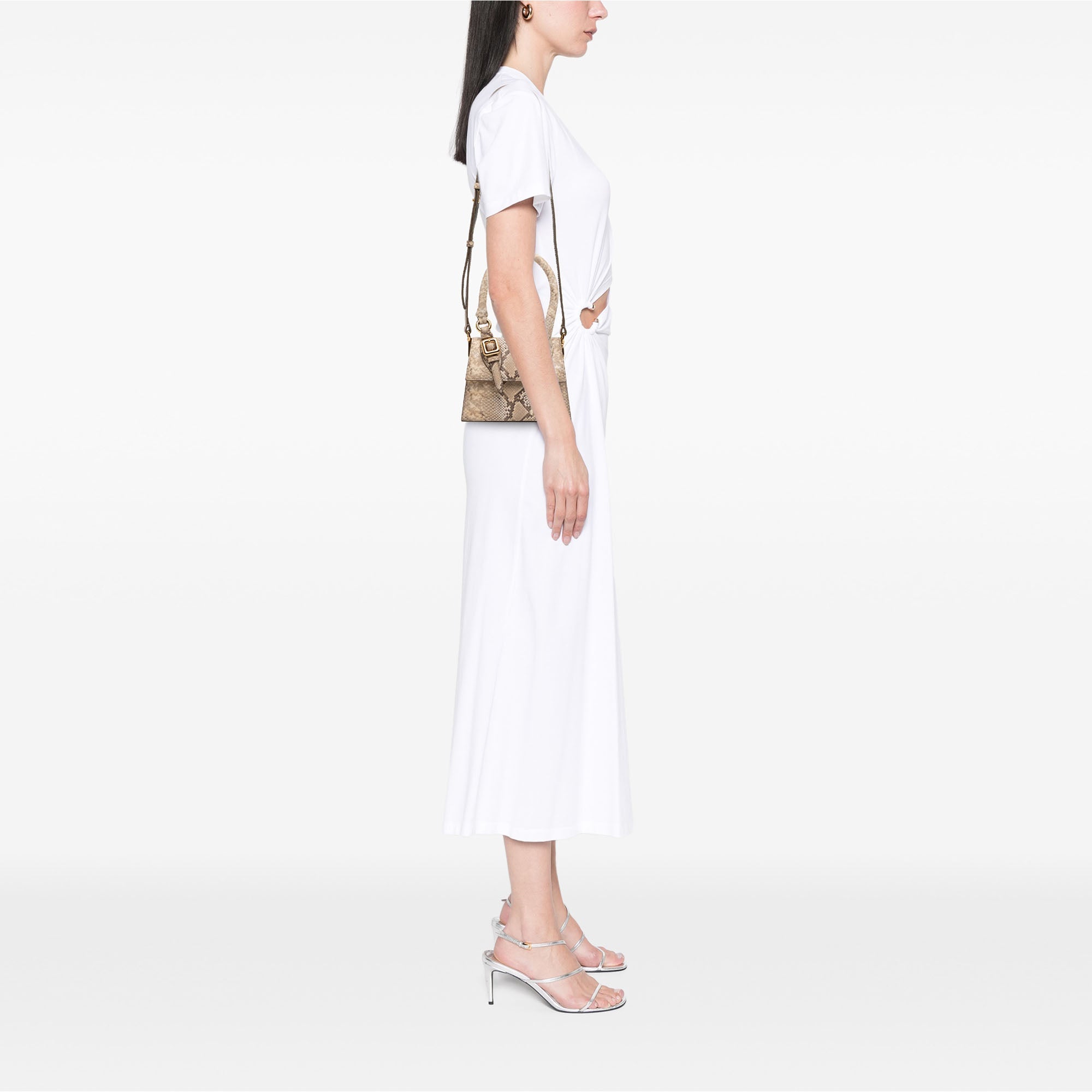 Jacquemus Snake embossé Cuir Le Chiquito Moyen Sac