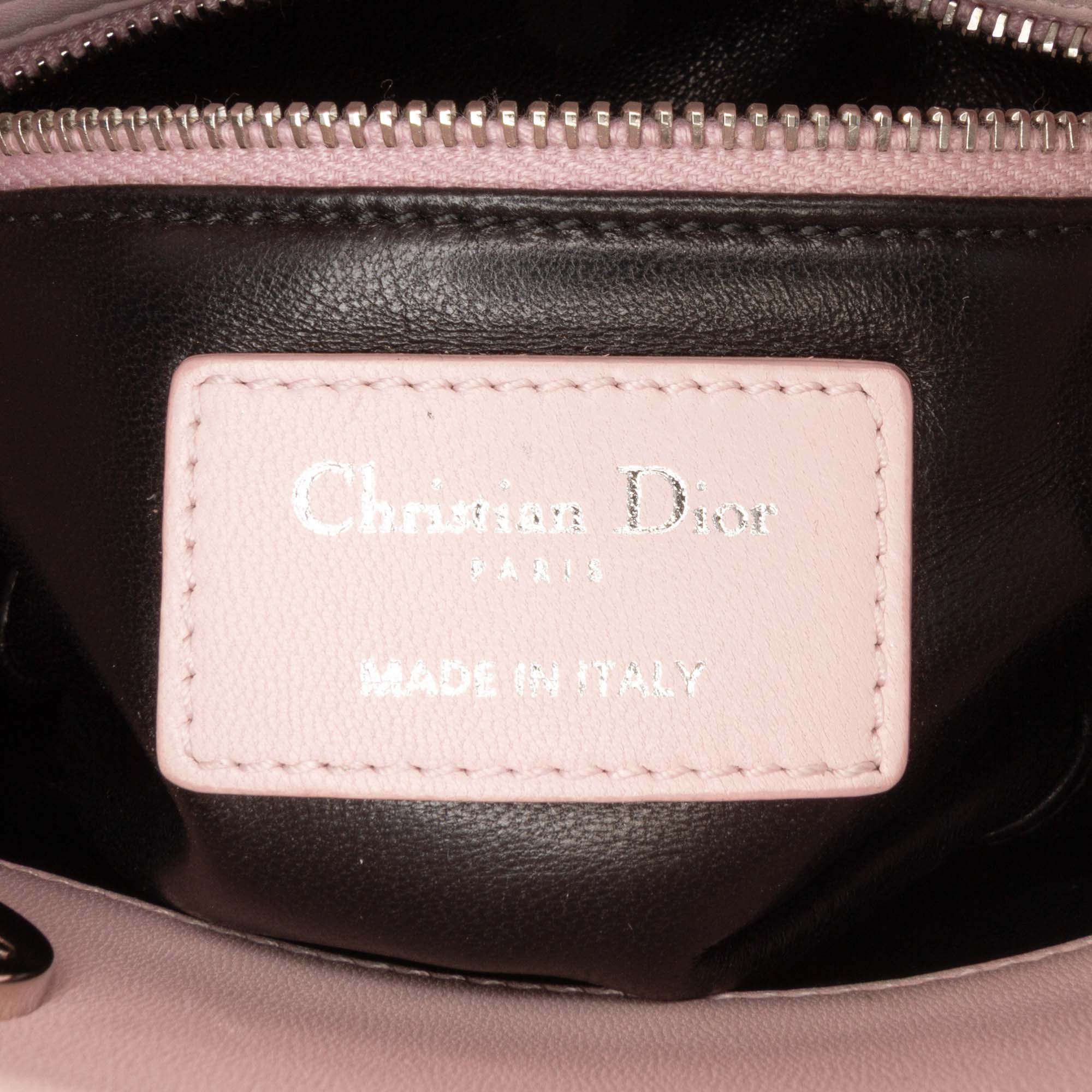 Dior Mini Cuir de veau Sequins Embellished Lady Dior