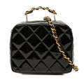 Chanel Matelassé Cuir verni Vanity