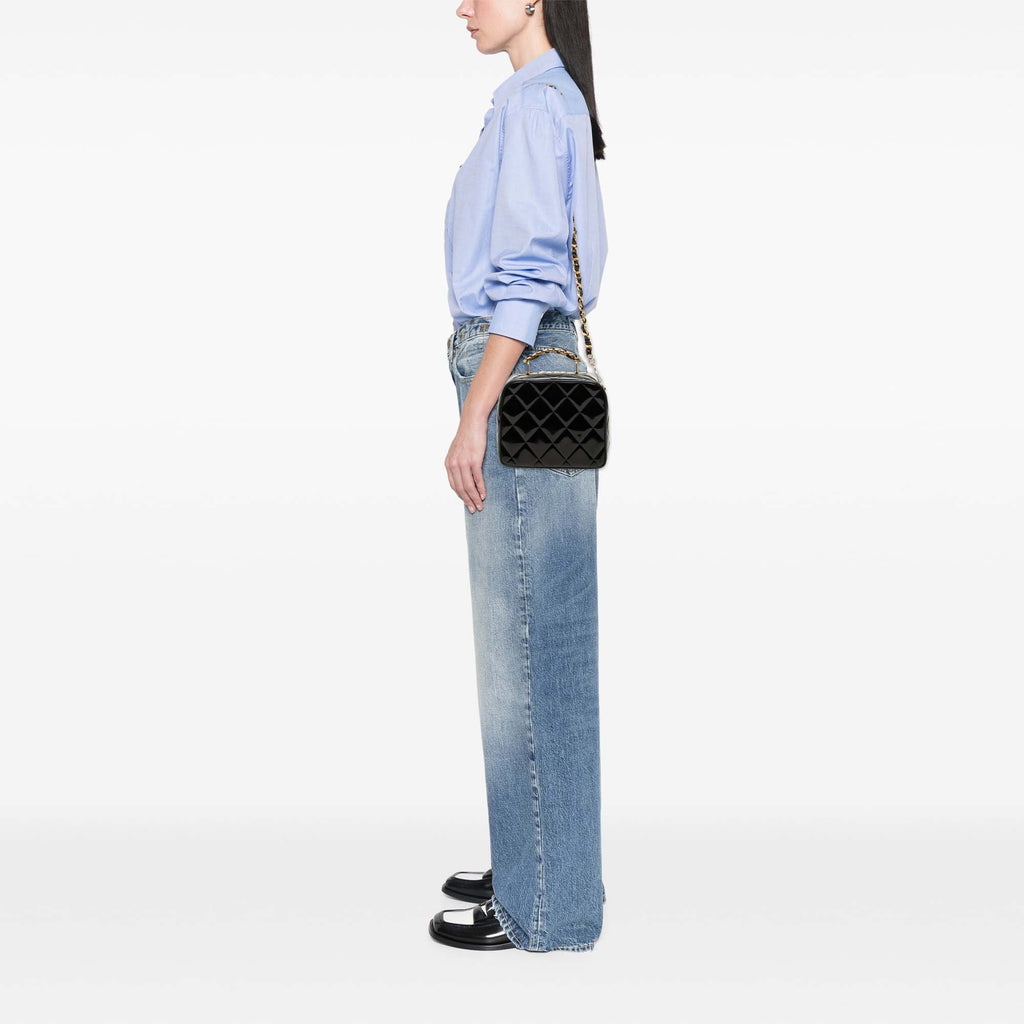 Chanel Matelassé Cuir verni Vanity
