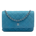 Chanel CC Matelassé Caviar Wallet on Chain