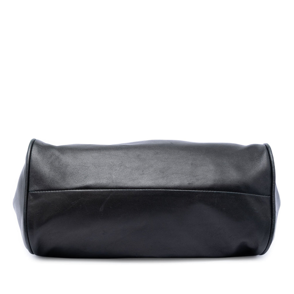 Chanel Cuir d’agneau Camellia anse supérieure Frame Sac