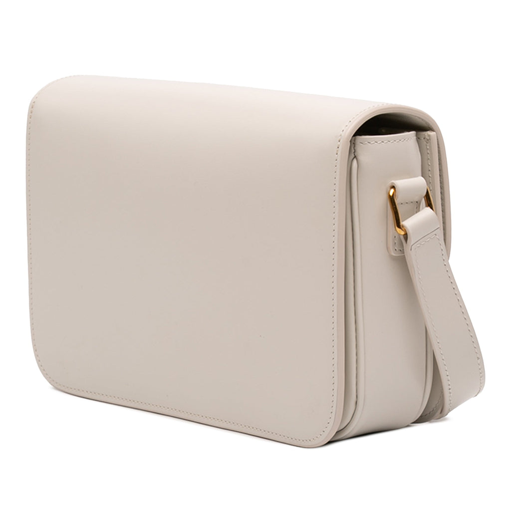 Celine Classique brillant Cuir de veau Triomphe Sac porté croisé