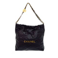 Chanel Small Matelassé brillant Cuir de veau 22 Sac à main