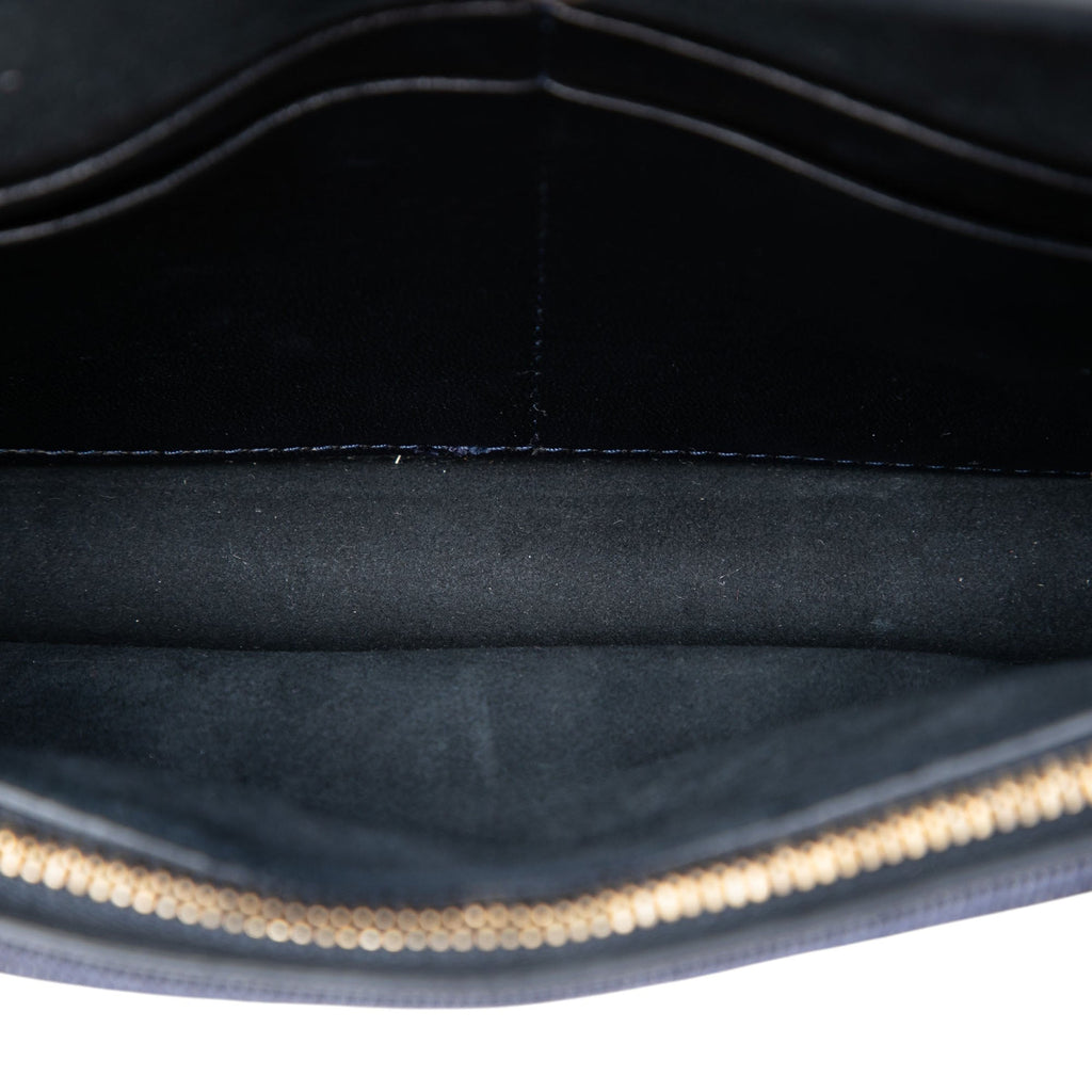Dior Jean Cannage clouté DiorAddict Wallet on Chain