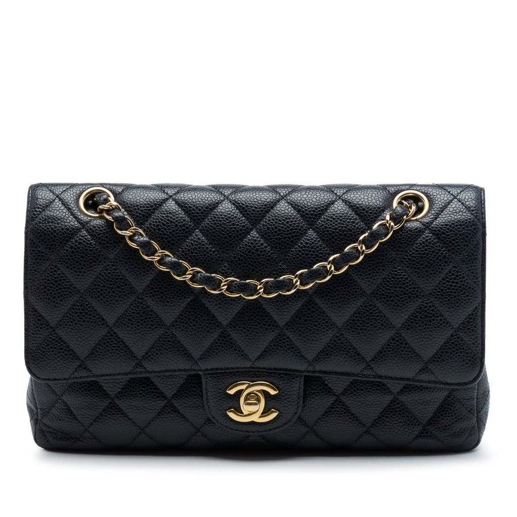Chanel Medium Classic Caviar Double rabat