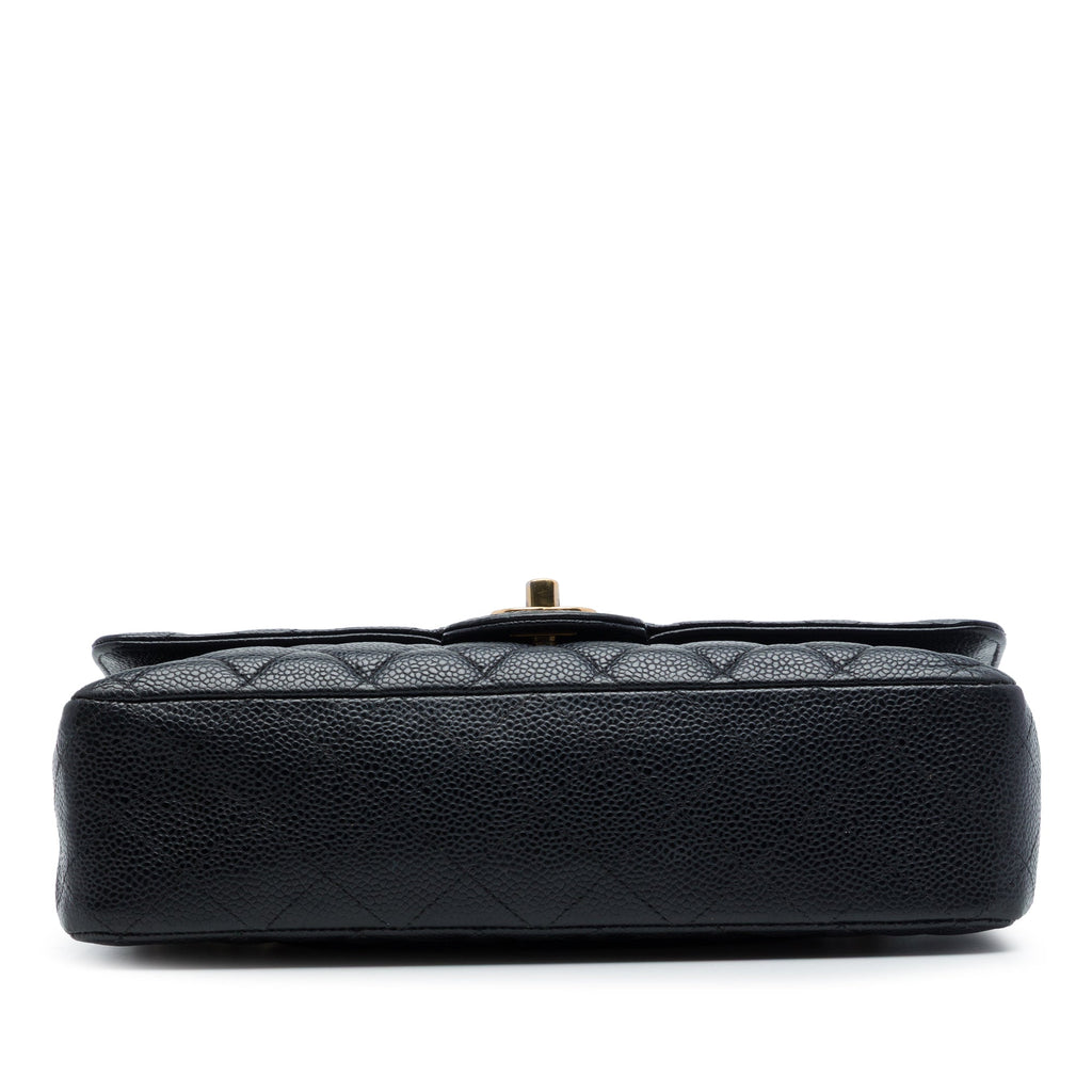 Chanel Medium Classic Caviar Double rabat