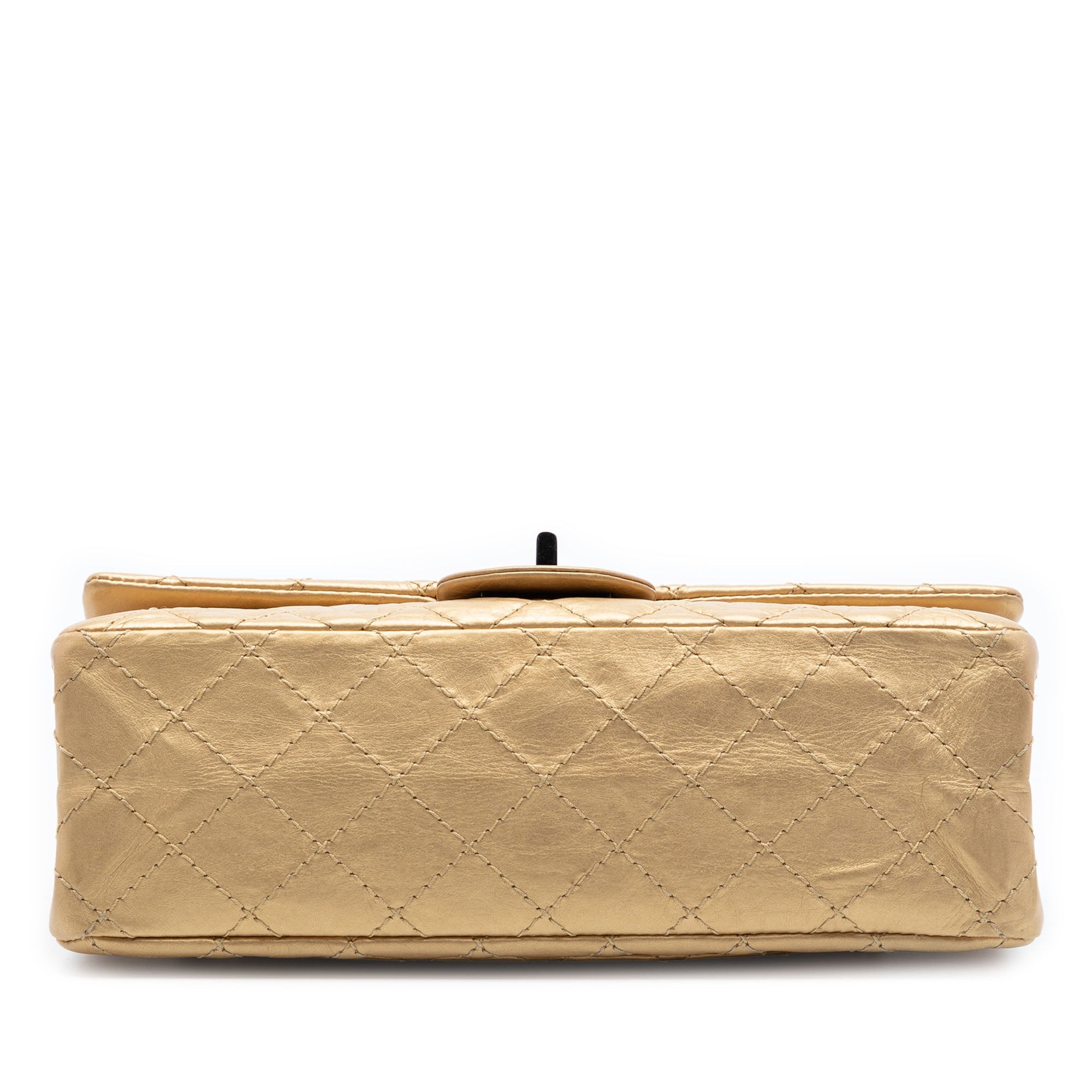 Chanel Matelassé vieilli Cuir de veau Reissue 2.55 Double rabat 225