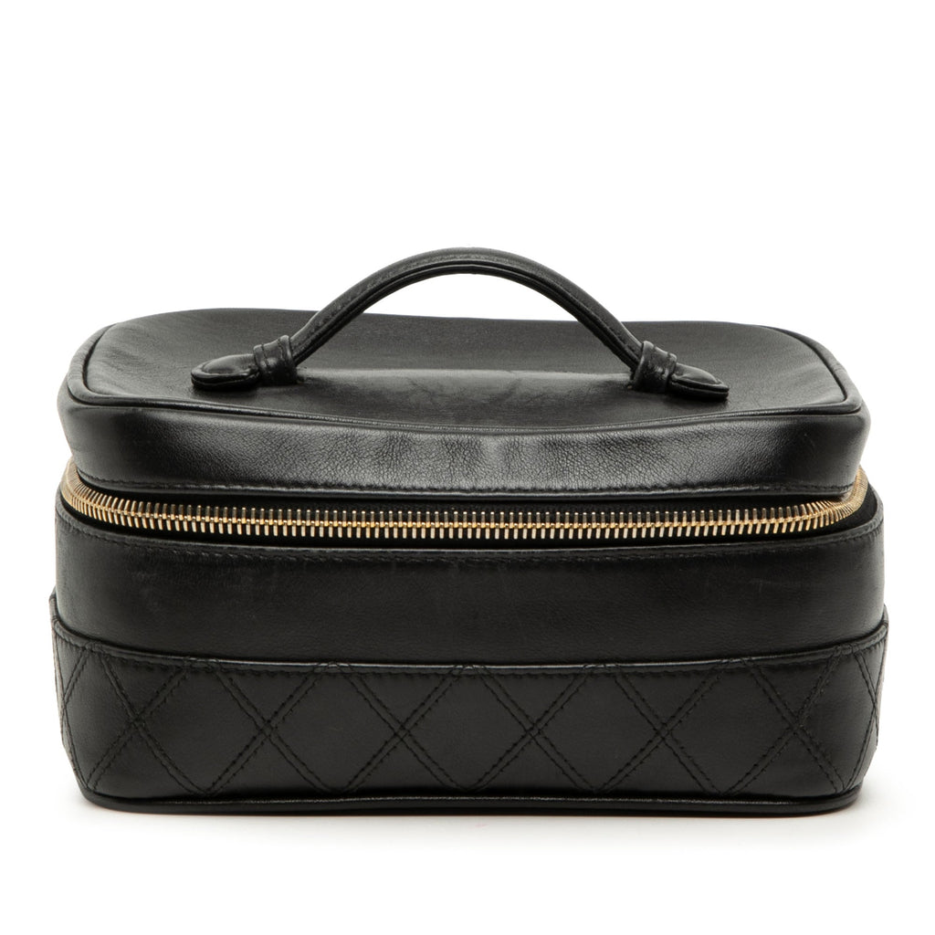 Chanel CC Matelassé Cuir d’agneau Vanity