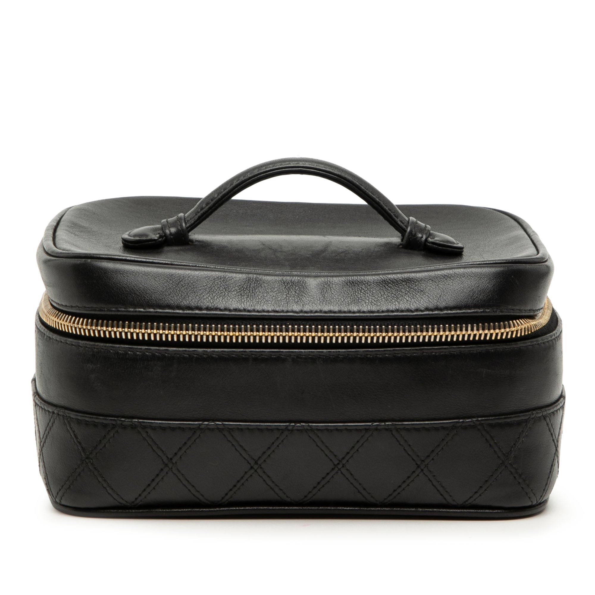 Chanel CC Matelassé Cuir d’agneau Vanity