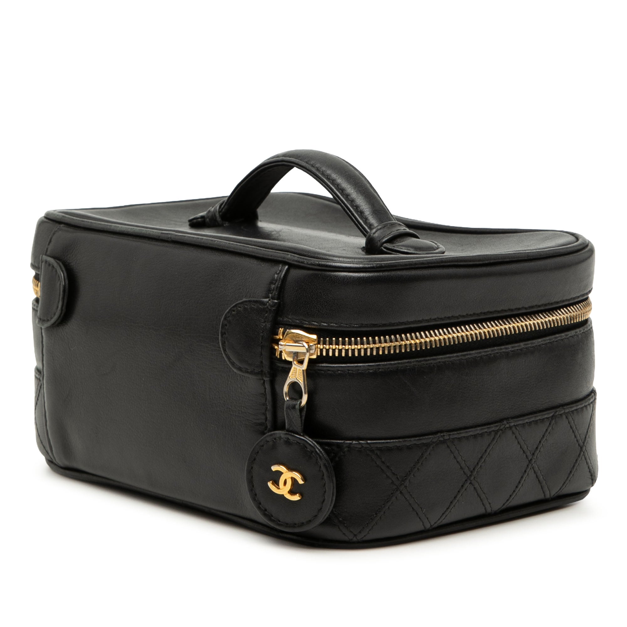 Chanel CC Matelassé Cuir d’agneau Vanity