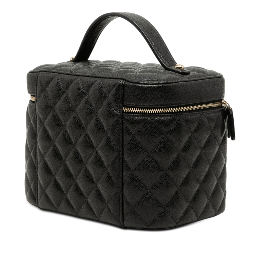 Chanel Medium CC Matelassé Caviar Vanity